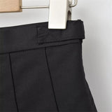 Women Skirt Summer High Waist Preppy Style Pleated Skirt Skirt