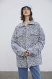 Unisex Jacket Autumn Jacquard Affixed Cloth Embroidered Jacket Women's Clothing