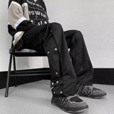 Men Sweatpants Function Tactical Pants Loose Straight Casual Working Pants