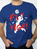 Fly High Hinata Haikyuu Tobio T-Shirt Anime Japanese