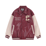 Varsity Jacket Vintage Loose Long Sleeve Jacket