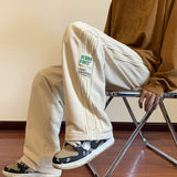 Men Sweatpants Striped Track Sweatpants Male Autumn Straight Pants