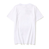 Bathing Ape Summer plus Size Loose Cartoon Anime Print Men's and Women's Short-Sleeved T-shirt