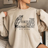 The Tortured Poets Department Sweatshirt  TTPD New