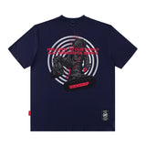 Men T Shirt Vintage Print Short Sleeves T-shirt Men and Women Ins Casual