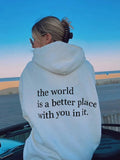 Korean version ins sweater women's loose hooded top shirt jacket