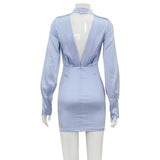 Women Desses Long Sleeve Hip Bag Dress Women