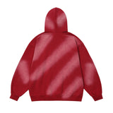 Men Hoodie Inkjet Printed Hoodie Paste Cloth Embroidery Letters