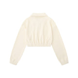 Women Hoodie Long-Sleeved Sweater Women's Autumn Short Top