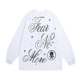 Men Long Sleeve Shirt Printed Long Sleeve Bottoming T-shirt Men and Women Hiphop Idle Style