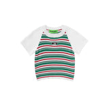 Women Sweater Short Sleeve Knitted T-shirt Women's Summer Casual Short