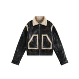 Unisex Jacket Winter Lambskin Hot Girl Leather Jacket