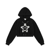 Women Hoodie Cropped Hoodie Women's Autumn Leisure Long Sleeve