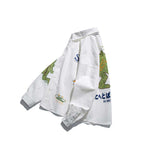 Unisex Jacket Autumn Cartoon Embroidered Printed Shirt