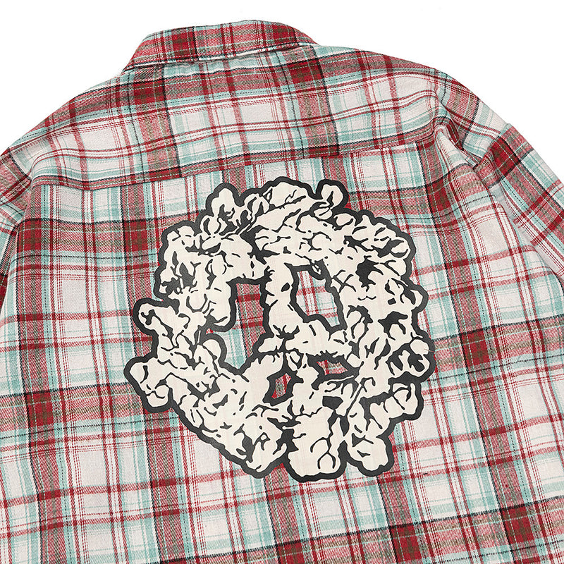 Denim Tears Shirt Plaid Long Sleeve Shirt Casual Shirt Jacket