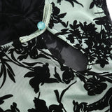 Women Camisole Amoi Pure Desire Sexy Flocking Cheongsam