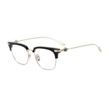 CHH Chrome Hearts Glasses Ultra Light Pure Titanium Fashion Half Frame