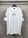 Men T-shirts Summer Paris LOGO Skiing Short Sleeve T-Shirt Loose Casual