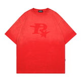 Men T Shirt Retro Couple Casual All-Match Short-Sleeved T-shirt Men and Women