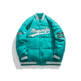 Varsity Jacket Vintage Embroidery Pattern Baseball Uniform Cotton Clothes