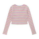 Women Sweater Short Knitwear Women's Autumn Short Long Sleeve Top
