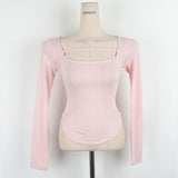 Women Long Sleeve Shirt Top Women's Autumn Long Sleeve Tight