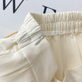 Women Skirt Summer Vintage Artistic Mid-Length Pleated Skirt