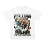 Mike Tyson T Shirt Boxer Retro Short Sleeve