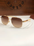 Chrome Hearts Sunglasses Light Luxury Large Frame Fashion Retro Sunglasses