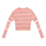 Women Sweater Women's Spring and Autumn Slim Fit Short Sweater