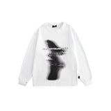 Unisex Hoodie Niche Design Printed Crew Neck Pullover Sweatshirt Men and Women