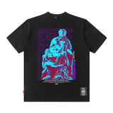 Men T Shirt Portrait Printing Short-Sleeved T-shirt Men's Loose Casual