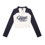 Women Long Sleeve T-Shirt Long Sleeve T-shirt Women's Autumn Letter Print Short