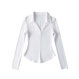 Women T-Shirt Spring T-shirt Women's Long-Sleeved Bottoming Shirt Top