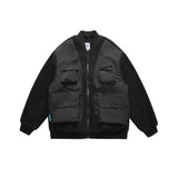 Unisex Sweater Winter Large Workwear with Pocket Cotton Jacket