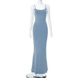 Women Dresses Slim-Fit Hip Strap Long Fishtail Skirt