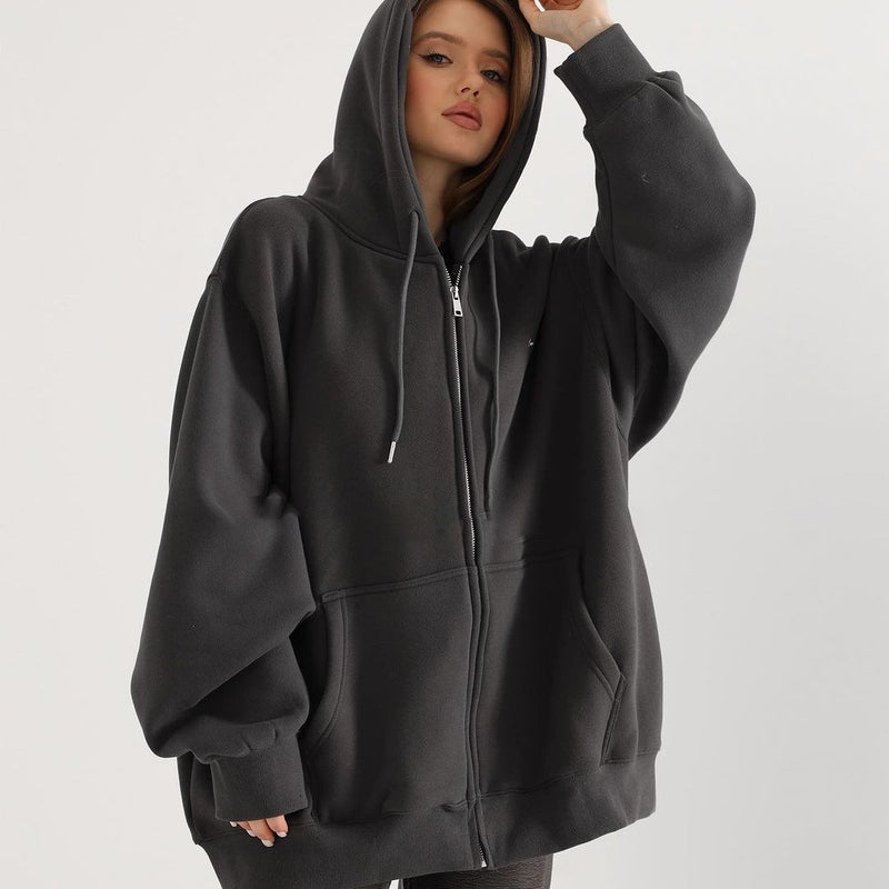 Women Sweatshirt Autumn and Winter Women's Clothing Simple Loose Sweater
