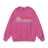Men Hoodie Loose Letter Printing Men Leisure Washed-out Distressed