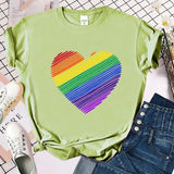 Women's Independence Day T Shirt round Neck Short Sleeve T-shirt
