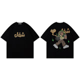 Men T Shirt Printed round Neck Short Sleeve T-shirt Baby Boy and Girl Summer Loose