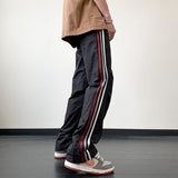Men Sweatpants Pants Men's Summer Fashion Brand Pu Shuai Wide-Leg Casual Pants