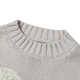 Women Sweater Short Sweater for Girls Autumn Casual Long Sleeve