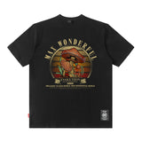 Men T Shirt Printed Short-Sleeved T-shirt Boys Casual Loose Summer