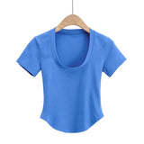 Women T-Shirt Summer Short-Sleeved Shirt Short T-shirt