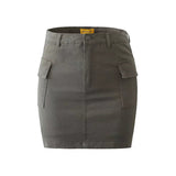 Women's Skirt Workwear Skirt Women's Summer Waist Bag Hip Skirt
