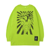 Men Long Sleeve Shirt Letter Printed Long Sleeve T-shirt Men's Loose Casual