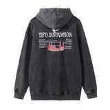 Men Hoodie Peace Dove Printed Hoodie Men's Autumn and Winter Casual Loose Casual