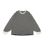 Unisex Hoodie Retro College Style Loose round Neck Sweater Men's Top