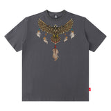 Men T Shirt Printed Short-Sleeved T-shirt Baby Boy and Girl Summer Loose All-Match Casual