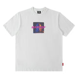 Men T Shirt American Printed T-shirt Men and Women Couple Loose